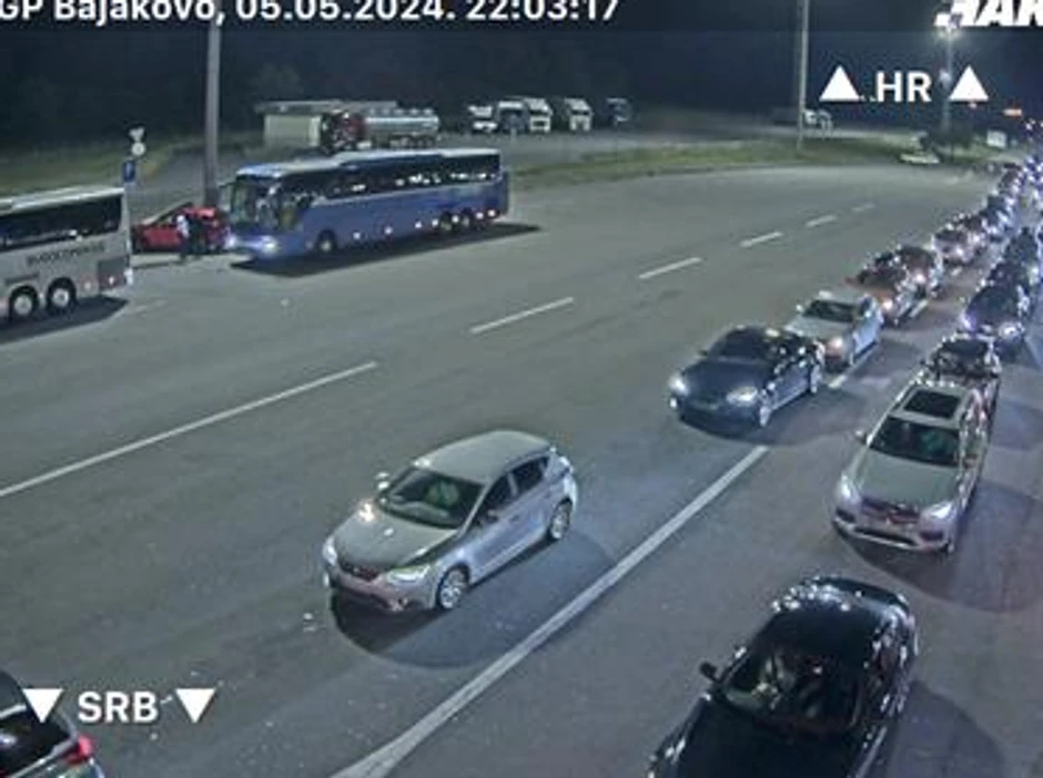 Bajakovo, izlaz iz Hrvatske u Srbiju