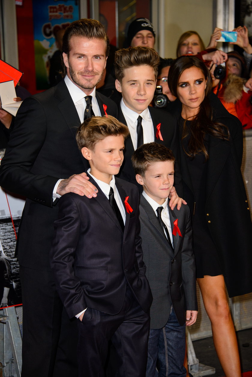 Rodzina Beckhamów w całej okazałości