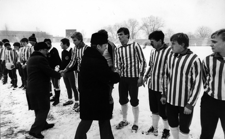 Trening Noworoczny Cracovii 1985