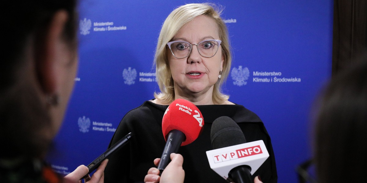 Anna Moskwa, minister klimatu i środowiska.