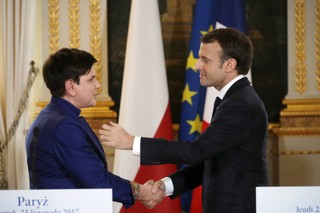 Trudna wizyta Beaty Szydło w Paryżu. Macron: Wszyscy wiedzą, że są między nami rozbieżności