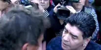 Maradona uderzył dziennikarza! WIDEO