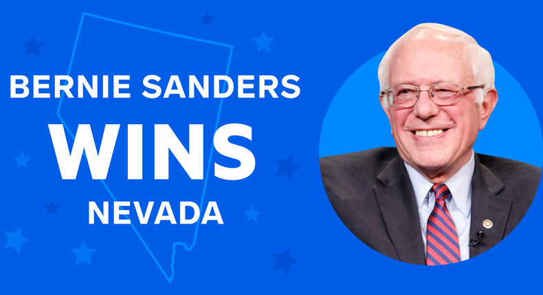 sanders wins nevada