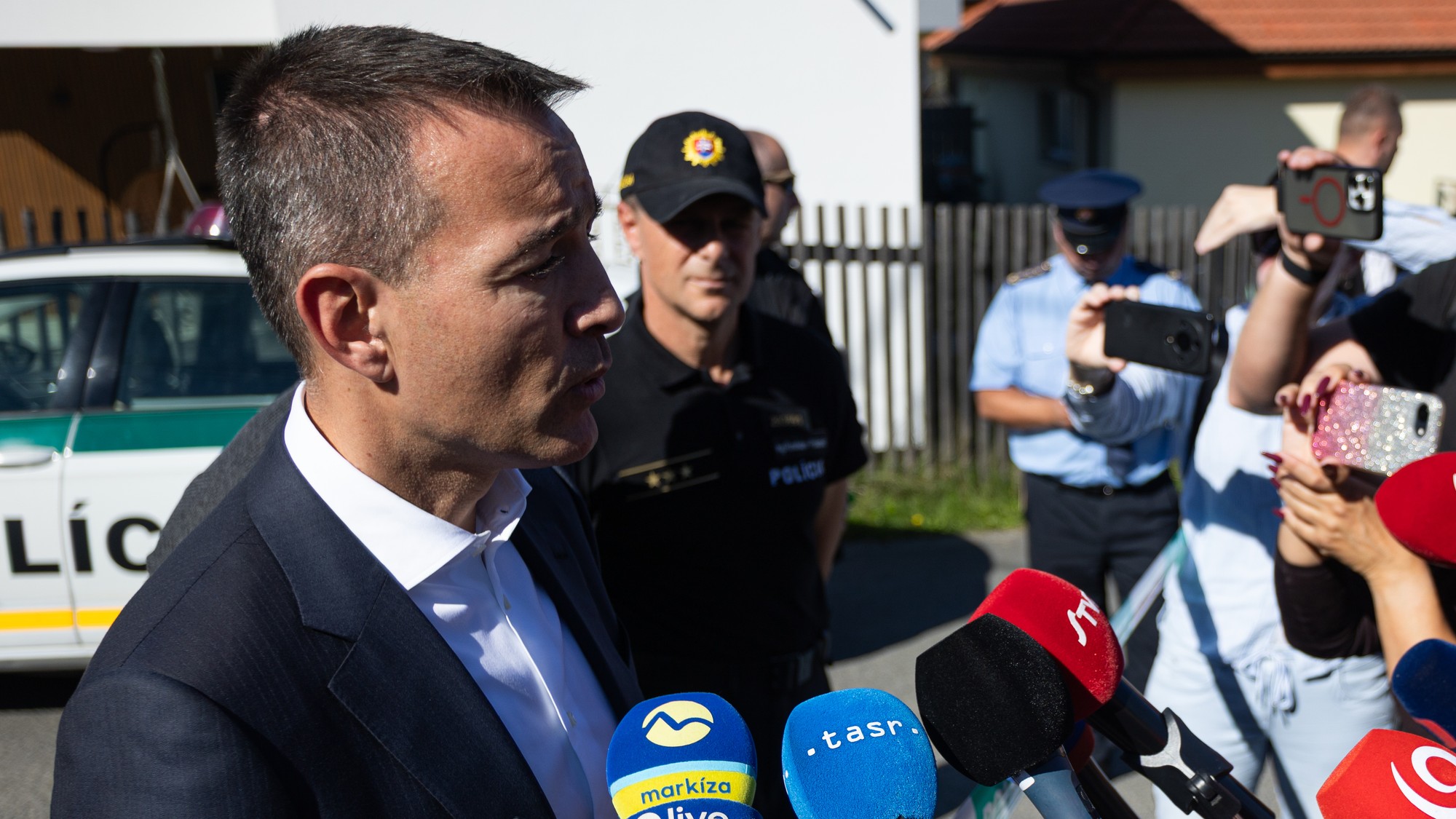 Minister Tomáš Drucker  prišiel na pohreb učiteľky Boženky. 