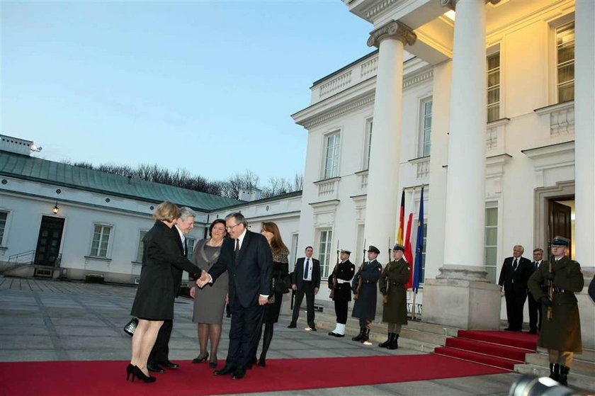 Anna Komorowska powitała prezydenta Niemiec