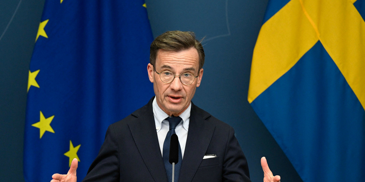 Premier Szwecji Ulf Kristersson.