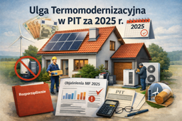 ulga termomodernizacyjna za 2025 r. przypominamy zasady i pokazujemy,