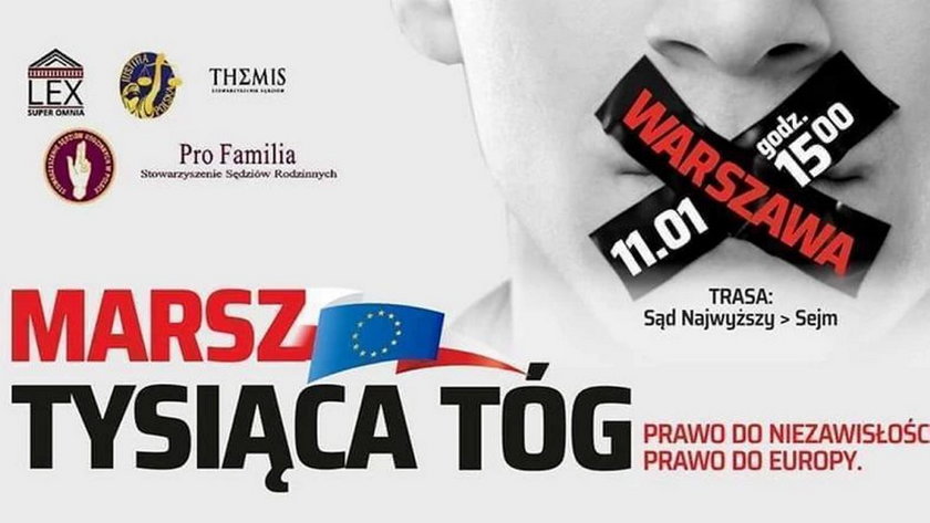 Zaproszenie na Marsz Tysiąca Tóg