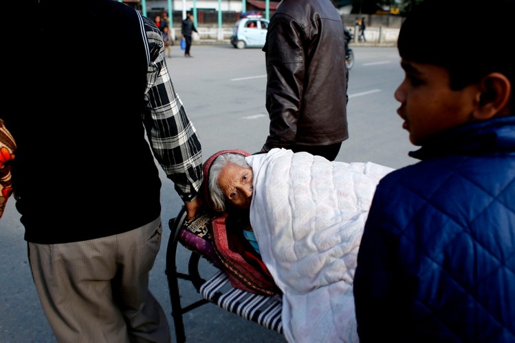 Ofiary trzęsienia ziemi w Nepalu