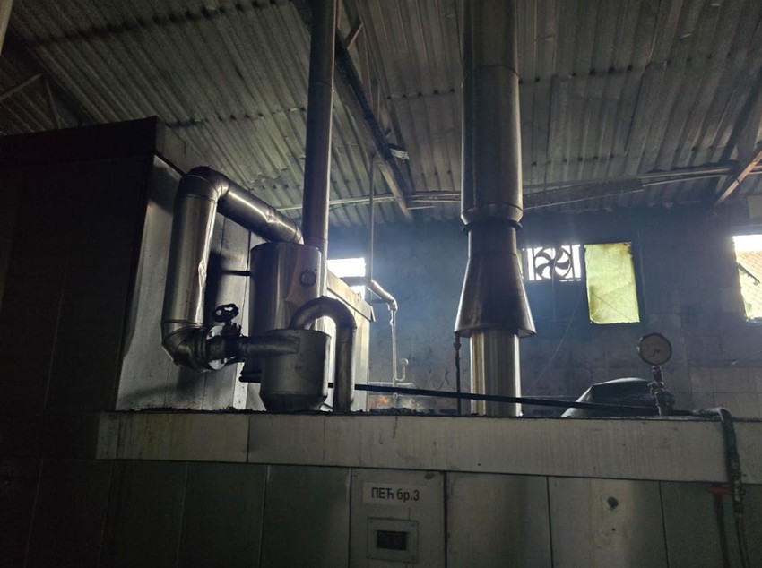 Požar u pogonu Dragana Stankovića