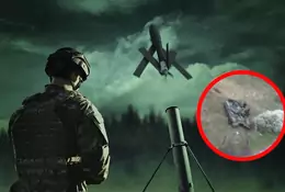 Dron kamikadze atakuje rosyjskich żołnierzy. Armia Ukrainy pokazała nowe nagranie
