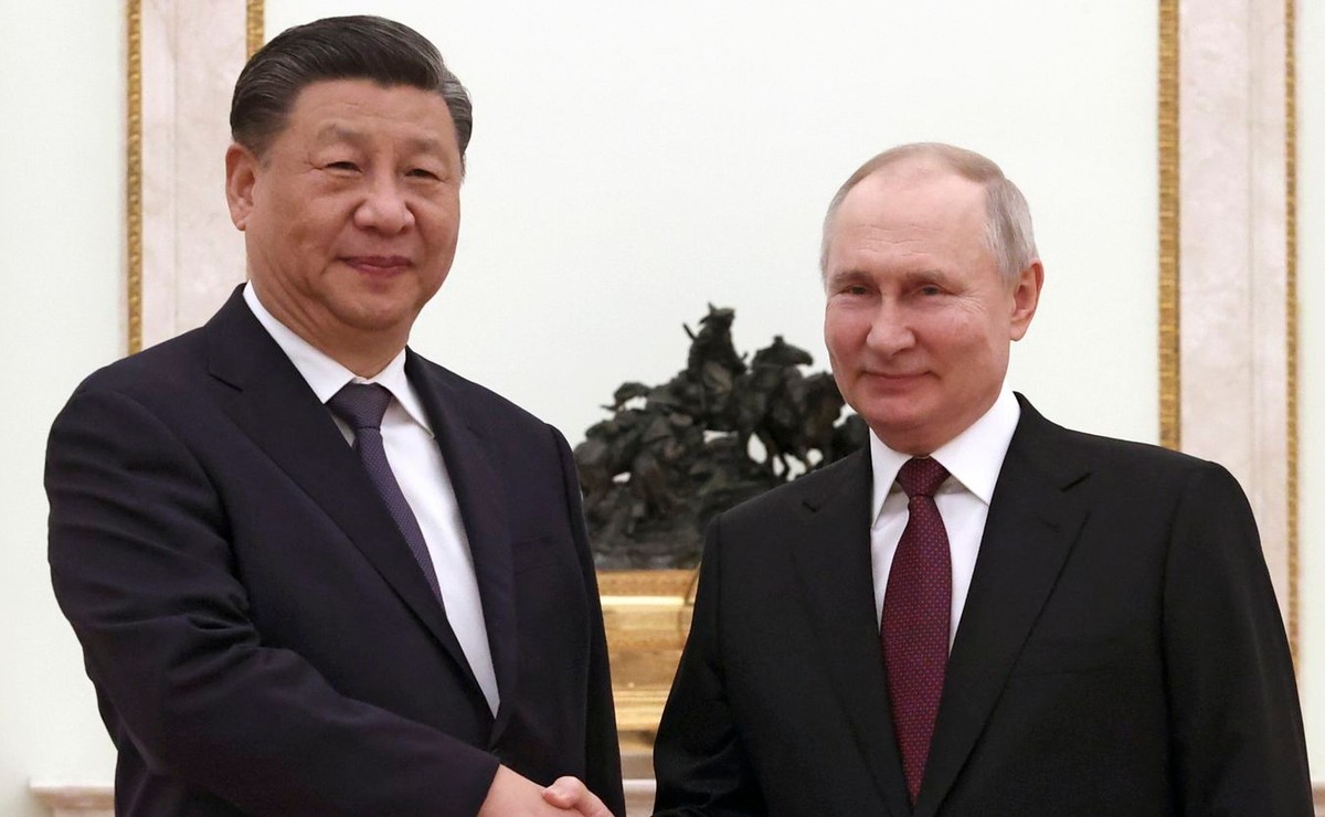 Xi Jinping i Władimir Putin
