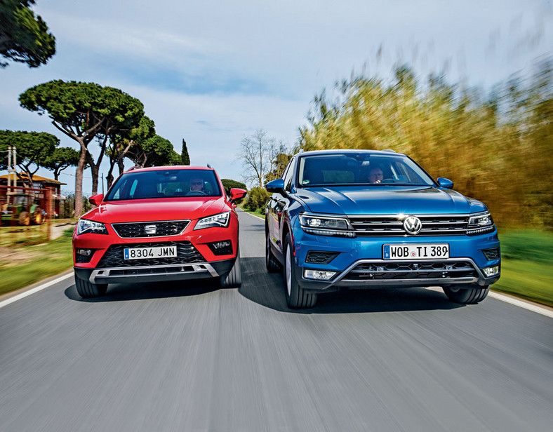 Seat Ateca kontra Volkswagen Tiguan - niby takie same, a jednak inne