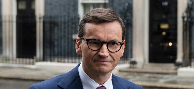 Premier Morawiecki mówił w BBC o rosyjskiej propagandzie