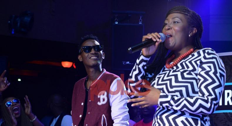 Jesse Jagz and Ruby at Industry Nite in April, 2015. 