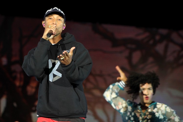 Pharrell Williams na Open'er 2016 / fot. Joanna Combik