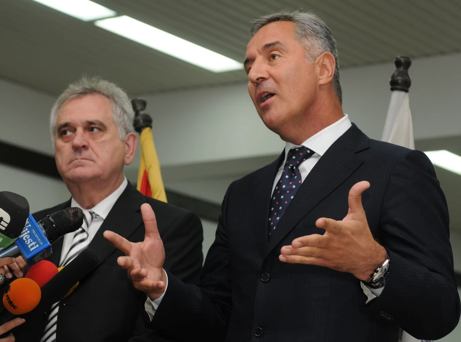 Dobri lični odnosi: Tomislav Nikolić i Milo Đukanović