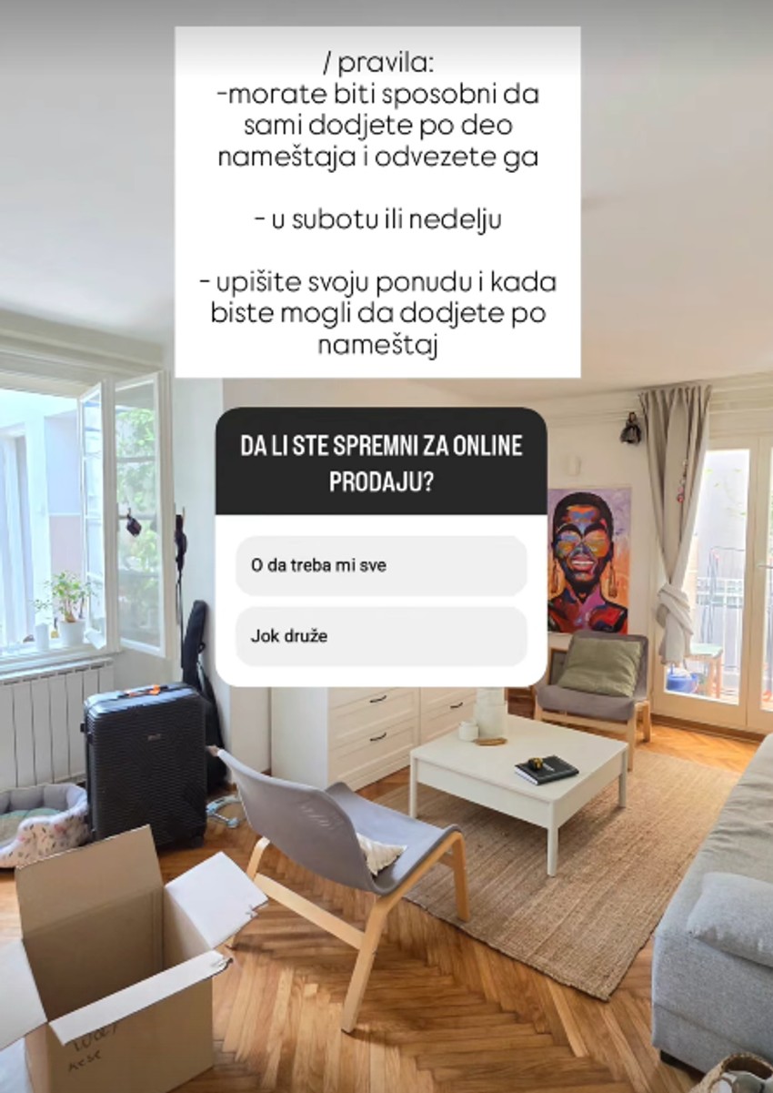 Slaven Došlo prodaje stvari iz stana