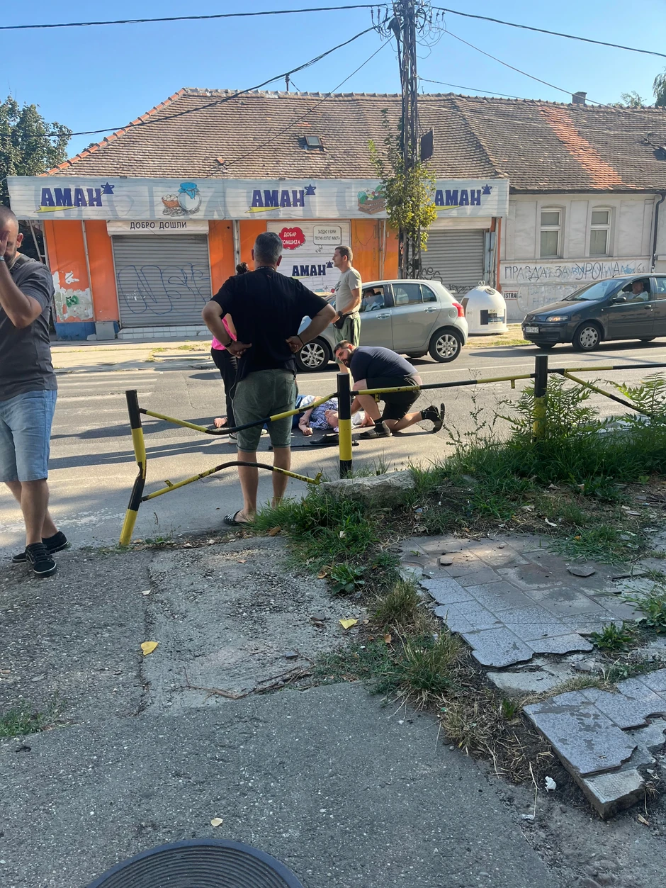 Oboren pešak u Zemunu