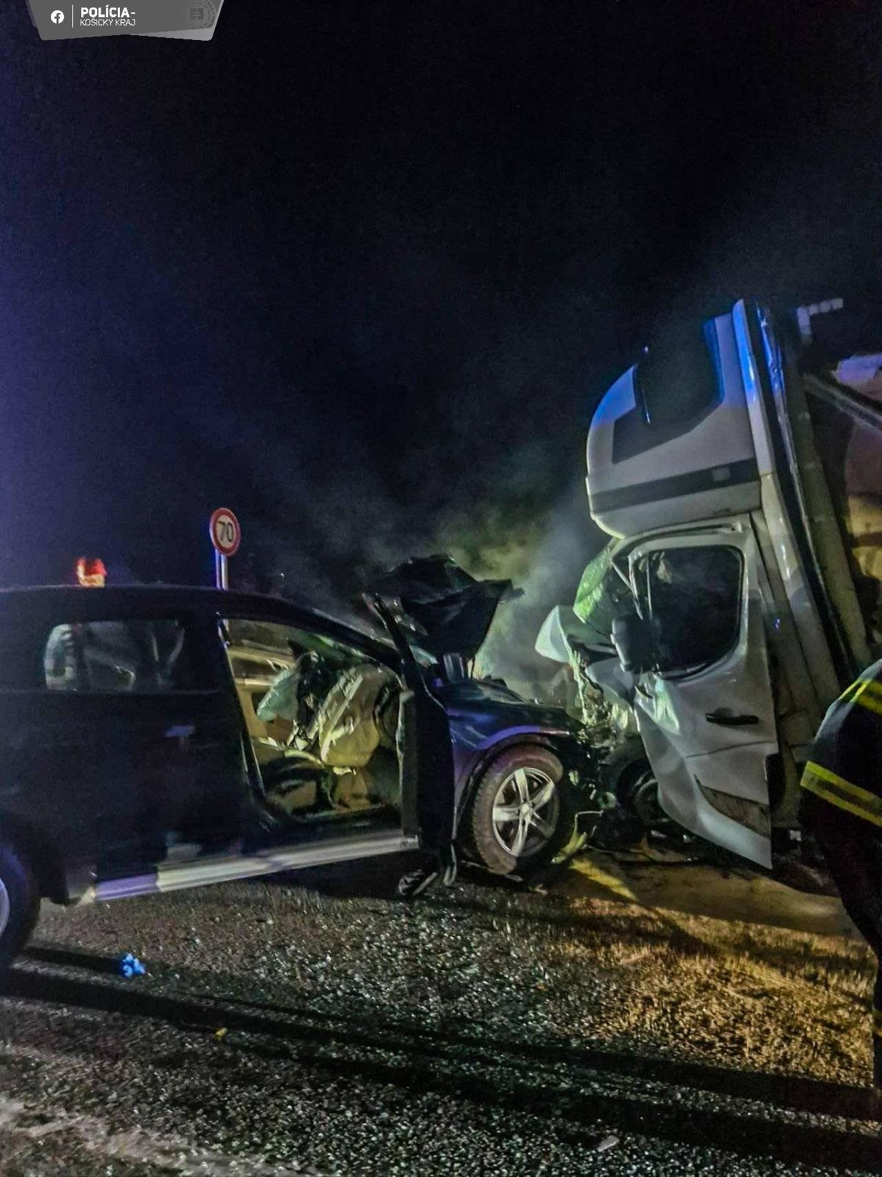 Nehoda v Turni nad Bodvou. 