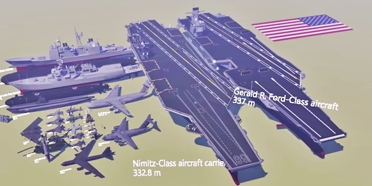 At this scale, how many aircraft can you identify?