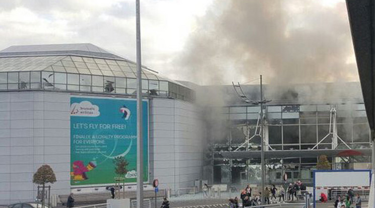  A reptéren és ametróban is robbantottak a belga fővárosban / Fotó: Twitter
