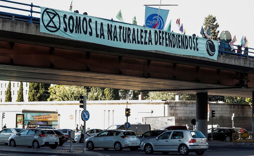 Extinction Rebellion w Madrycie