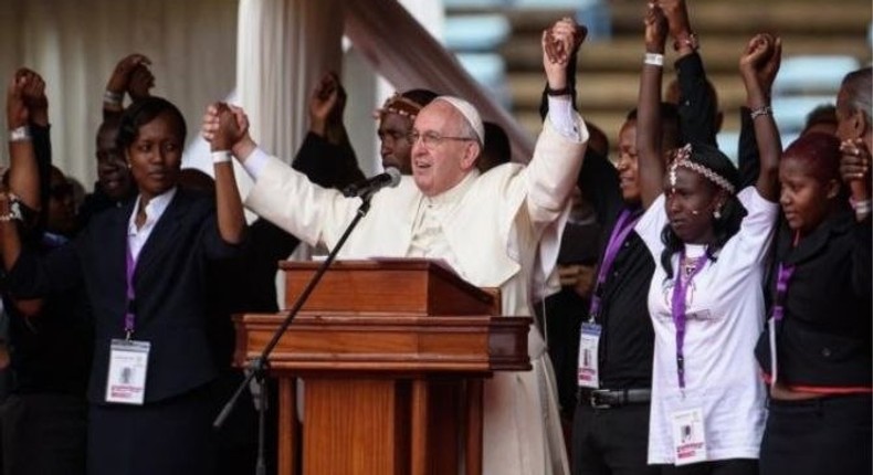 Pope urges Kenyans to end tribalism