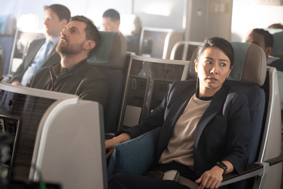 Richard Armitage i Jing Lusi w serialu "Nocny lot"