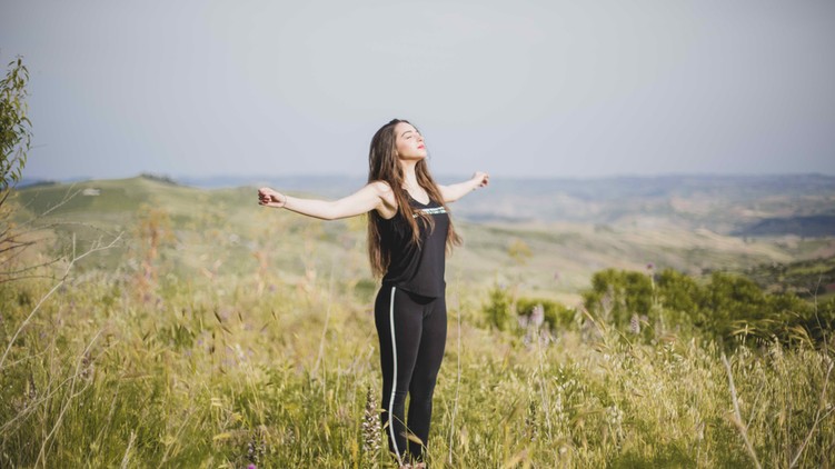 woman-grass