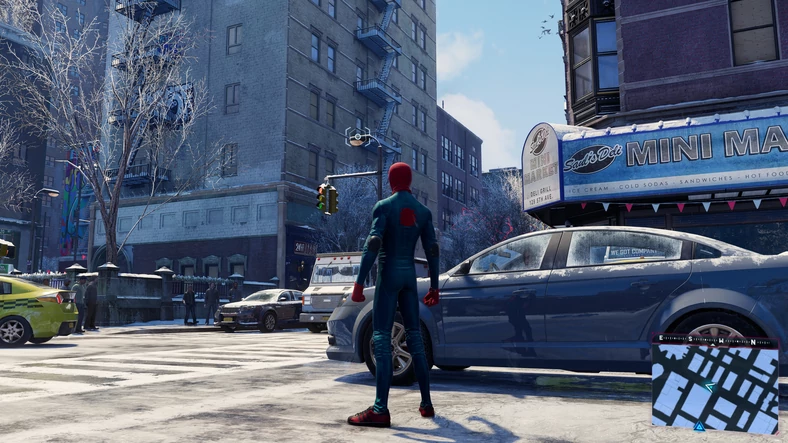 Marvel’s Spiderman: Miles Morales na PS5 z włączonym ray tracingiem