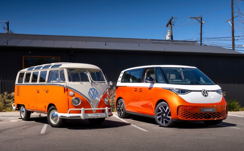 Volkswagen ID. Buzz i Volkswagen T1