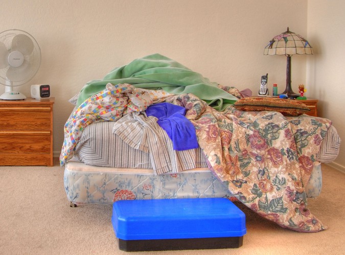 Bałagan w sypialni...