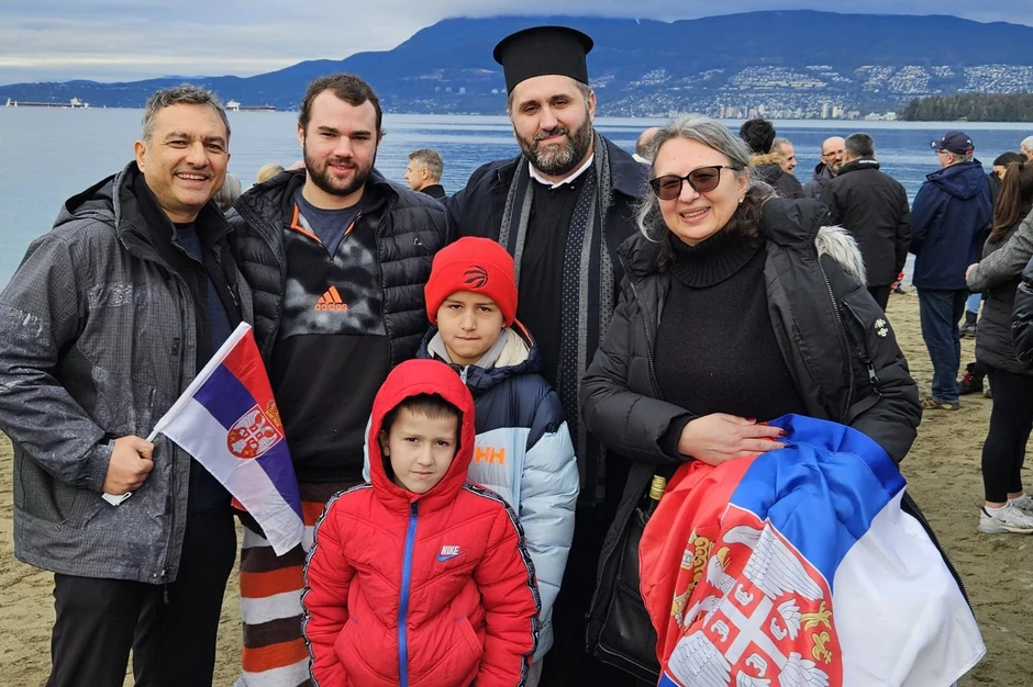 Plivanje za Časni krst u Vankuveru