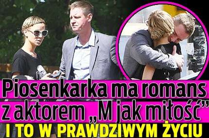 Aktor "M jak miłość" ma romans z piosenkarką! W prawdziwym życiu