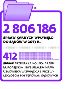 Ilość spraw karnych w 2013 r.