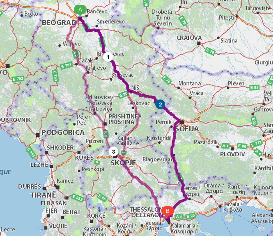 Varijanta preko Bugarske