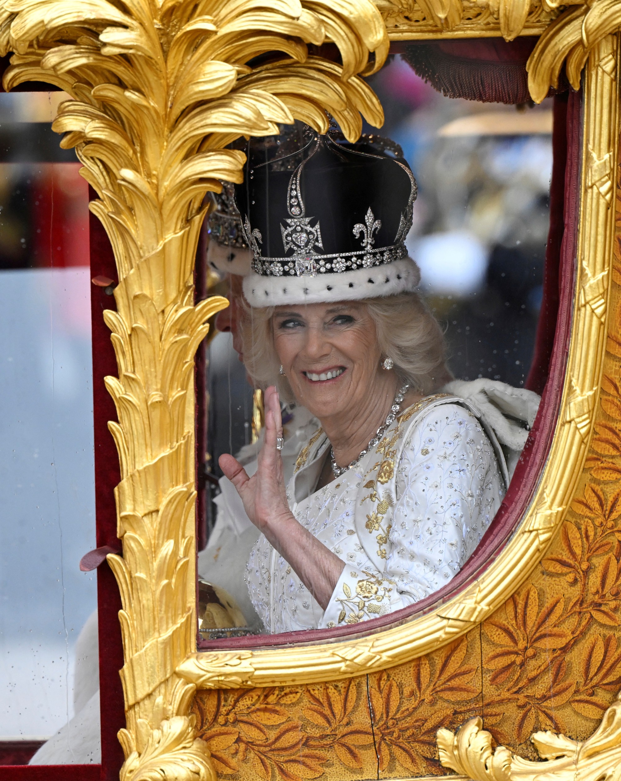 Kráľovná Camilla po korunovácii.