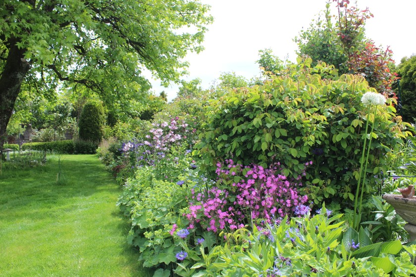 Le parterre le plus long s’étend sur environ 23 mètres. 