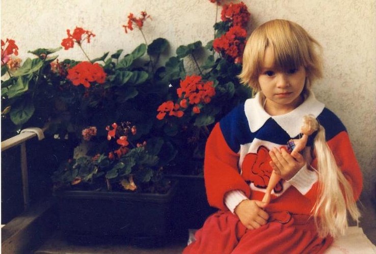 Ewelina Lisowska w dzieciństwie