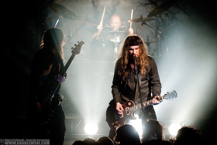 Zespół Hunter - w tle za perkusją inspektor Arkadiusz Letkiewicz