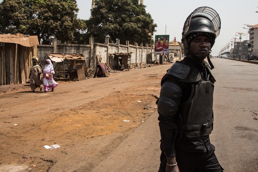 Policija u Konakriju, Gvineja