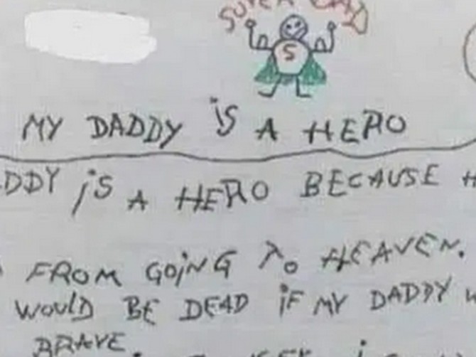Moj tata je heroj, domaći