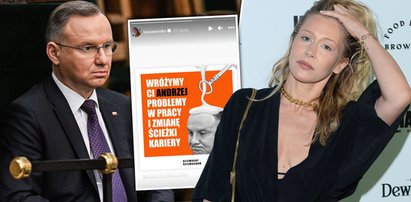 Katarzyna Warnke ostro o prezydencie RP. "Wróżymy ci Andrzej problemy w pracy"