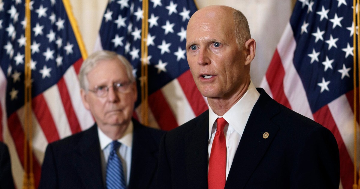 Rick Scott launches his Trump-backed challenge of Mitch McConnell to ...