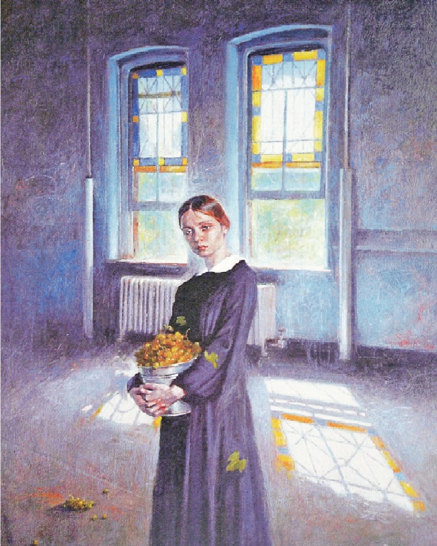 Vasilije Dolovački Plavi prostor, 2019. ulje/platno 80x60