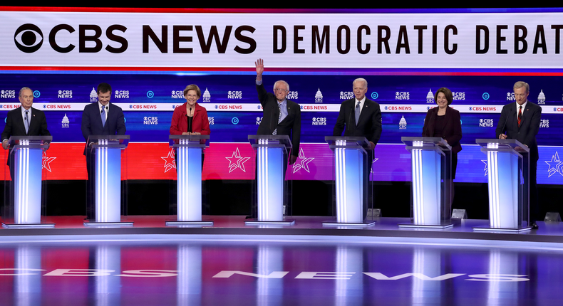 SC Democratic Debate stage