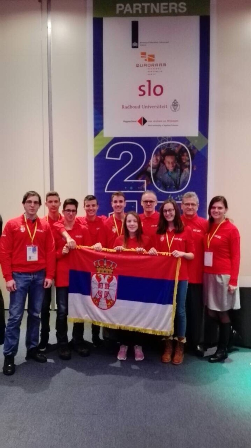 Tim Srbije na olimpijadi u Holandiji