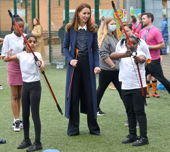 Kate Middleton na spotkaniu w Wolverhampton