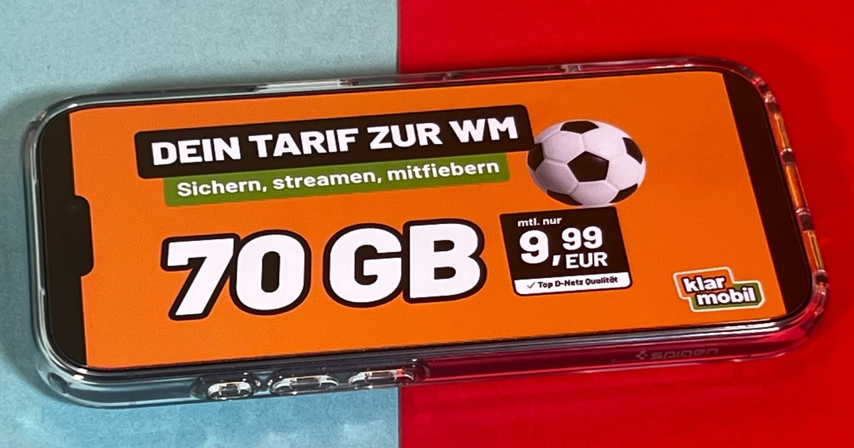 Klarmobil Dünya Kupası kampanyasını başlatıyor: Vodafone ağında 70 GB 9,99 Euro'ya